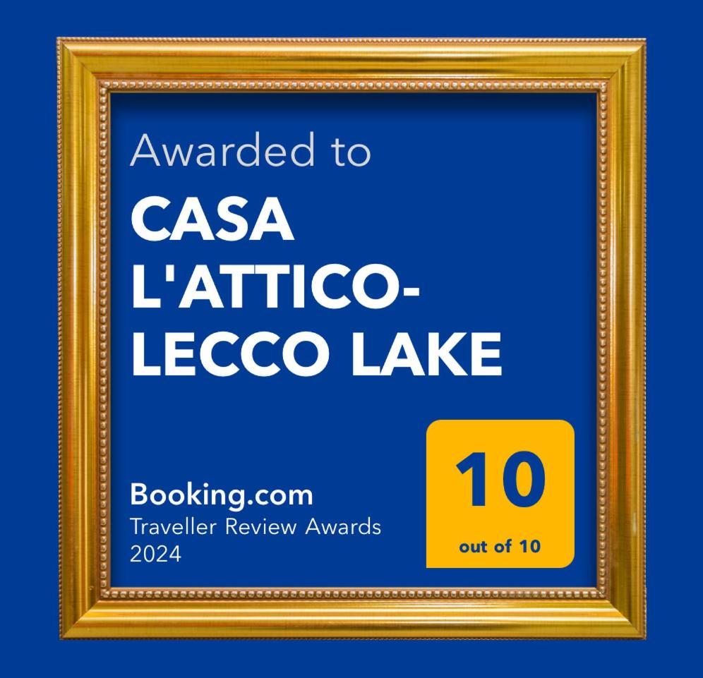 Casa Vacanze Attico Sul Lago Di Lecco, A Due Passi Dal Centro Con Posto Auto ภายนอก รูปภาพ